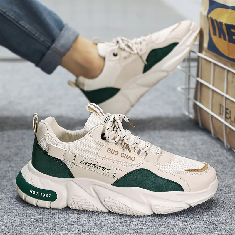 Yalu Lightweight Height Increasing Low Top Chunky Sneakers Men's-2