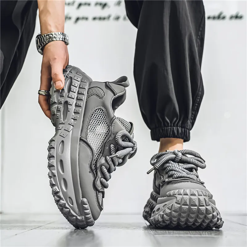 Yalu Breathable And Lightweight Chunky Sneakers Men's-19