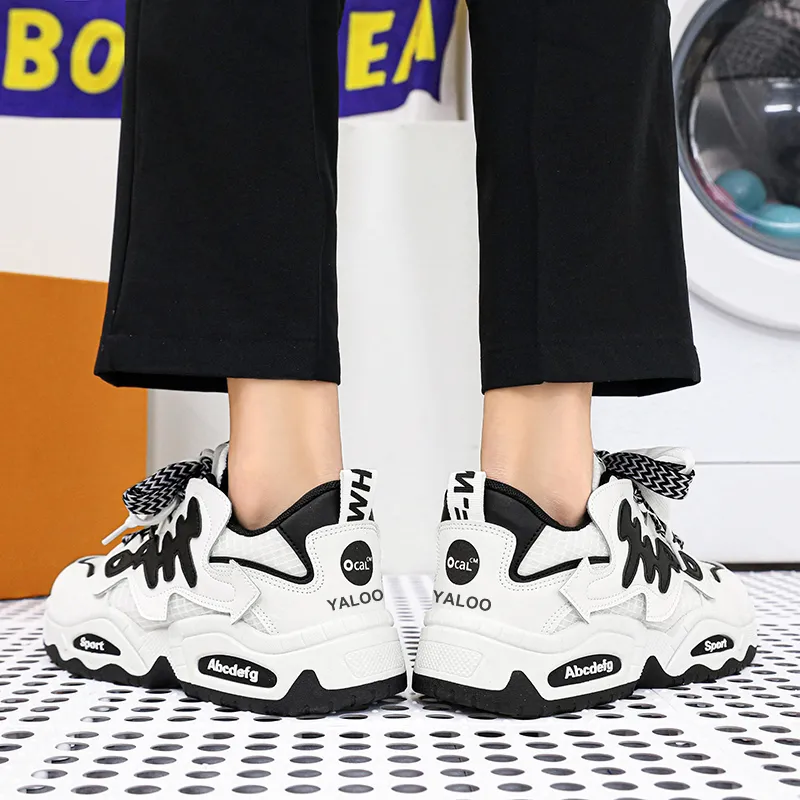 Yalu Breathable And Lightweight Low Top Chunky Sneakers Men's-9