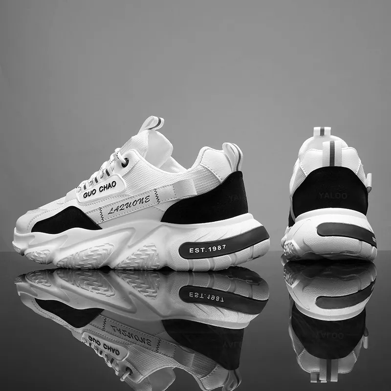 Yalu Lightweight Height Increasing Low Top Chunky Sneakers Men's-6
