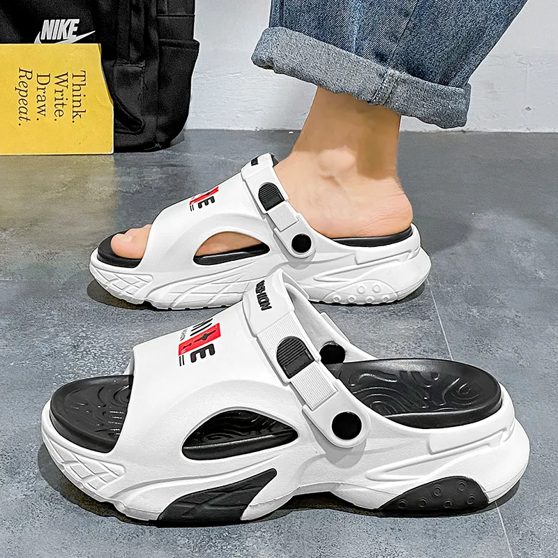 Yalu Slip Resistant Odor Resistant Slide Slippers Men's-4
