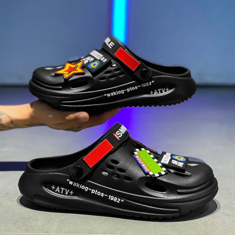 Yalu Fashion Versatile Clogs Men's-46