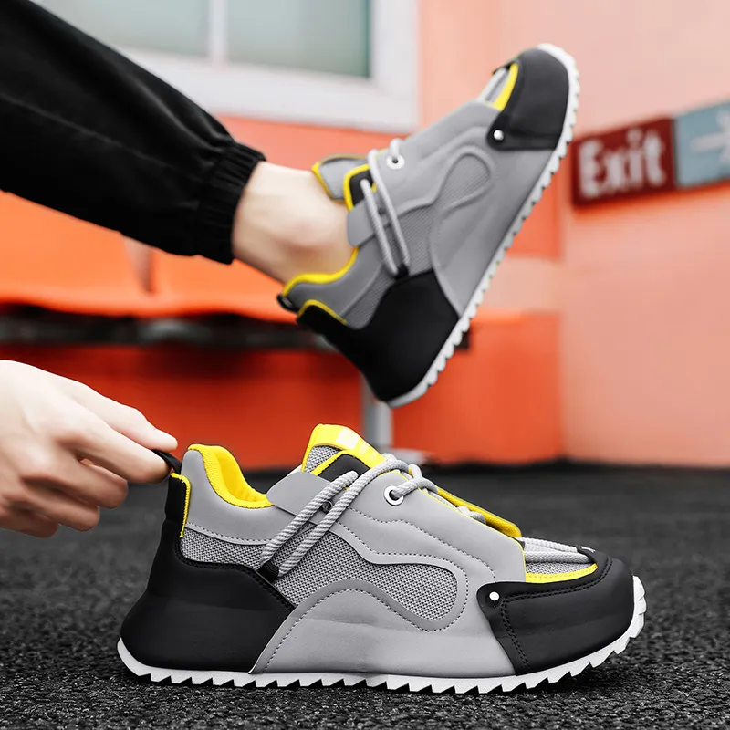 Yalu Breathable And Lightweight Low Top Chunky Sneakers Men's-10