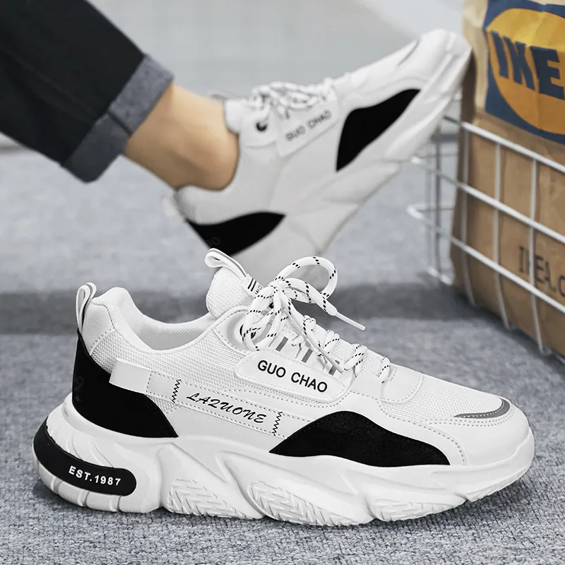 Yalu Lightweight Height Increasing Low Top Chunky Sneakers Men's-7