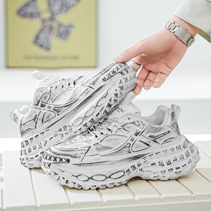 Yalu Low Top Chunky Sneakers Men's-17