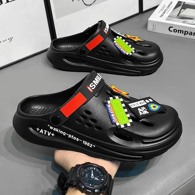 Yalu Fashion Versatile Clogs Men's-45