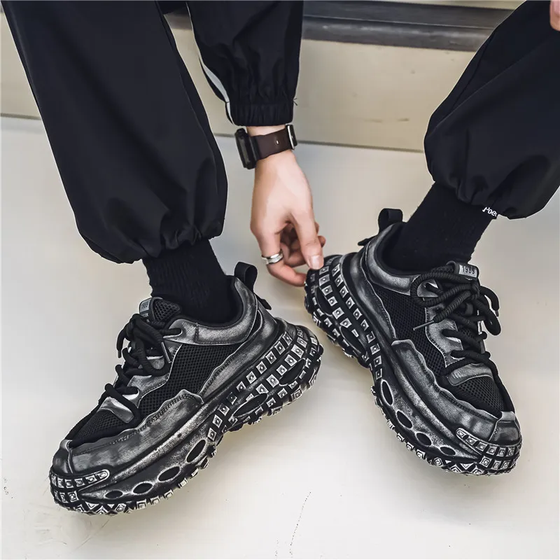 Yalu Low Top Chunky Sneakers Men's-23