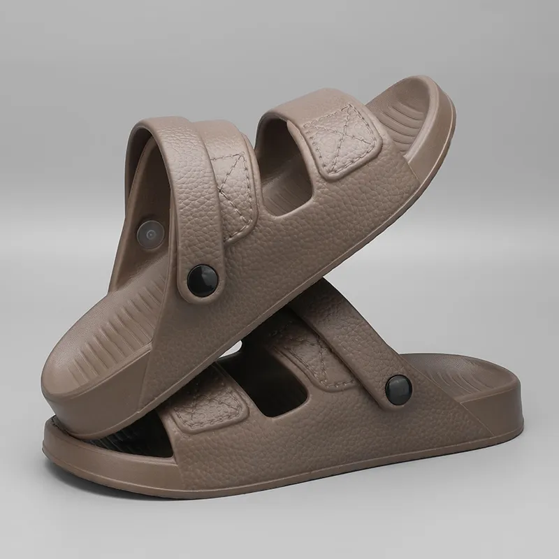 Yalu Slide Slippers Men Black, White, Camel-49