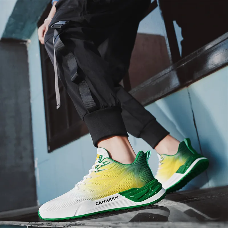 Yalu Cushioning, Slip Resistant, And Abrasion Resistant Low Top Running Shoes Men's-9