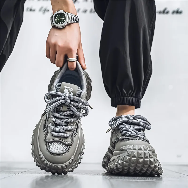 Yalu Breathable And Lightweight Chunky Sneakers Men's-18