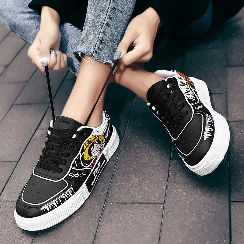 Yalu Comic Style Skateboard Shoes Unisex-8