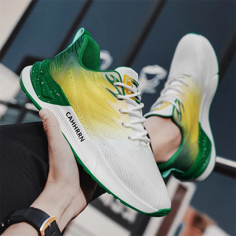 Yalu Cushioning, Slip Resistant, And Abrasion Resistant Low Top Running Shoes Men's-7