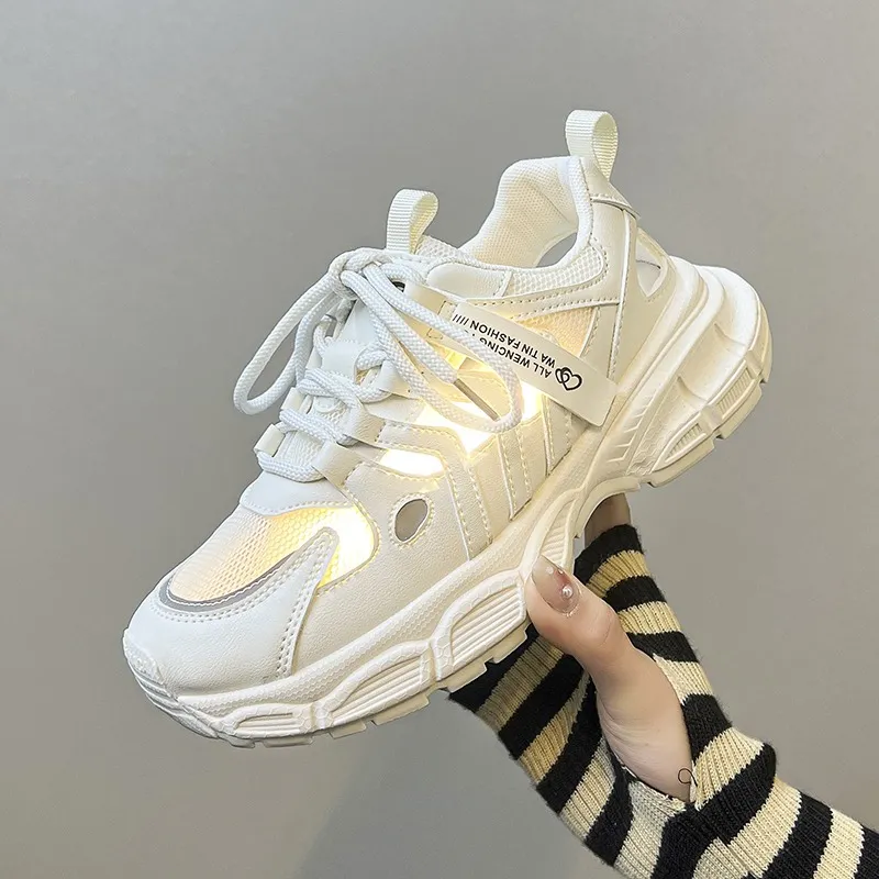 Yalu Breathable And Lightweight Low Top Chunky Sneakers Women's-2