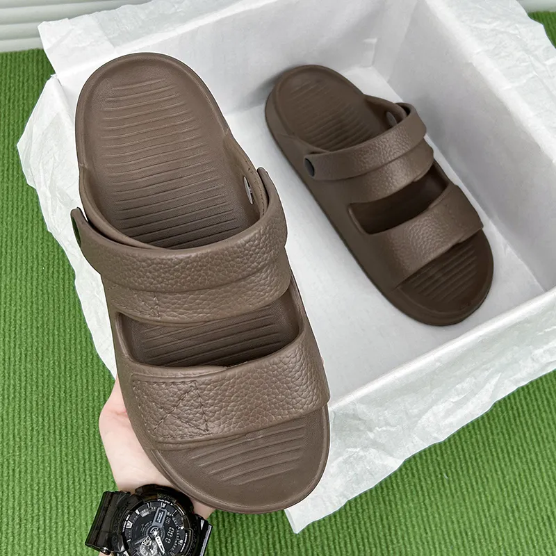 Yalu Slide Slippers Men Black, White, Camel-54