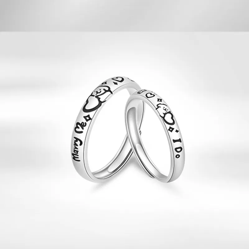 VOCK S999 Fine Silver Rings Unisex-4