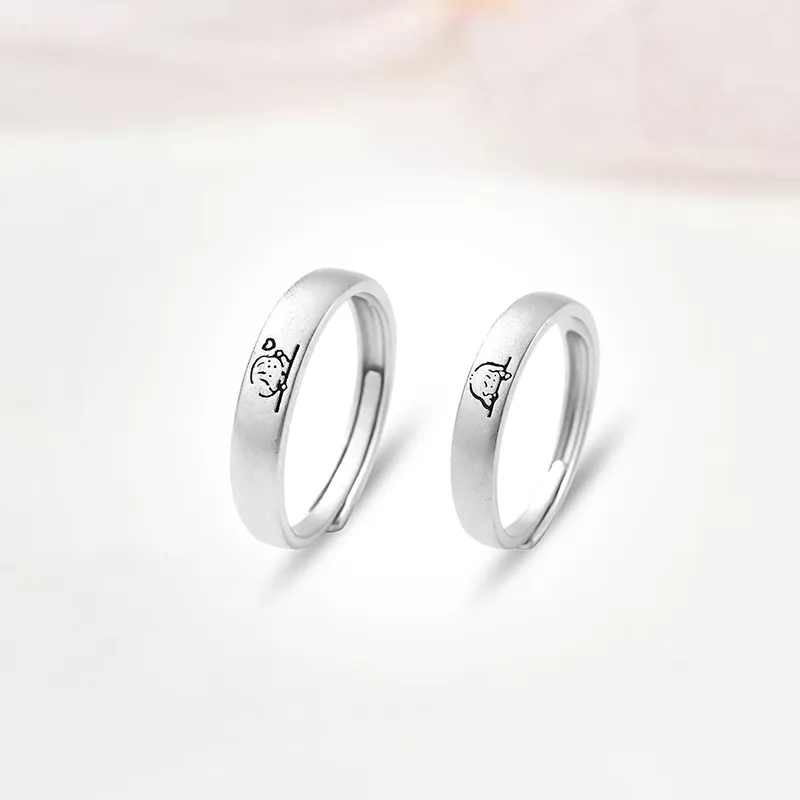 VOCK S 999 Fine Silver Rings Unisex-1