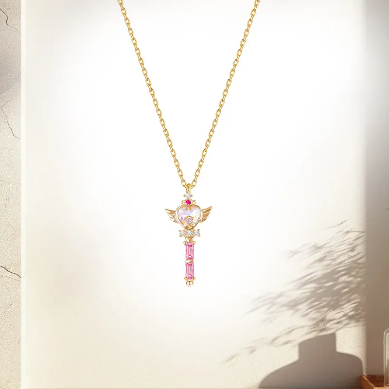 VOCK S925 Silver Necklaces Women's-4