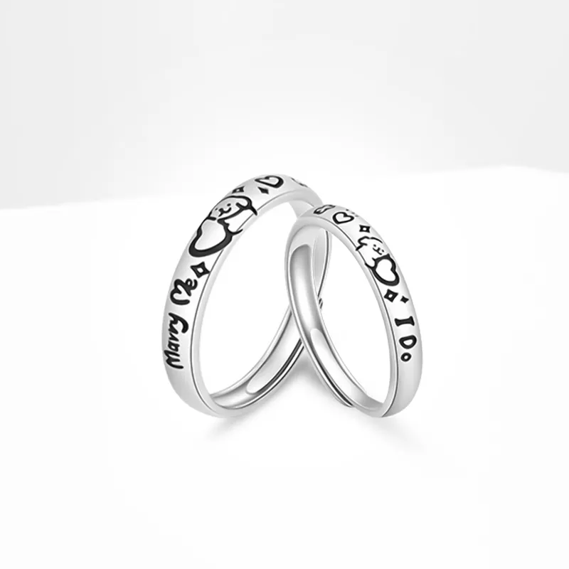 VOCK S999 Fine Silver Rings Unisex-3