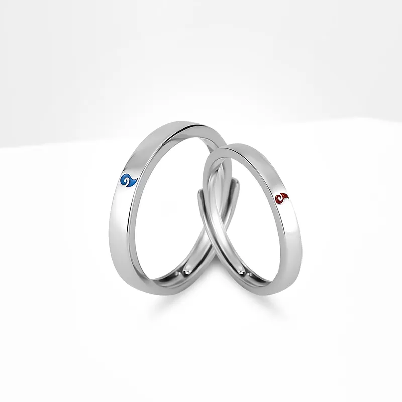 VOCK 925 Sterling Silver Rings Unisex-5