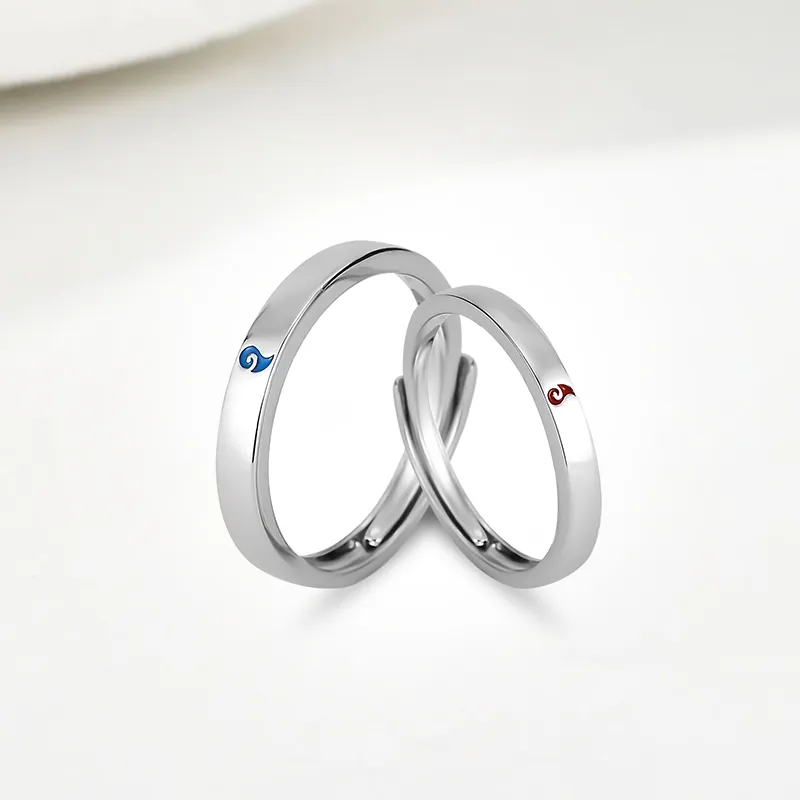 VOCK 925 Sterling Silver Rings Unisex-4
