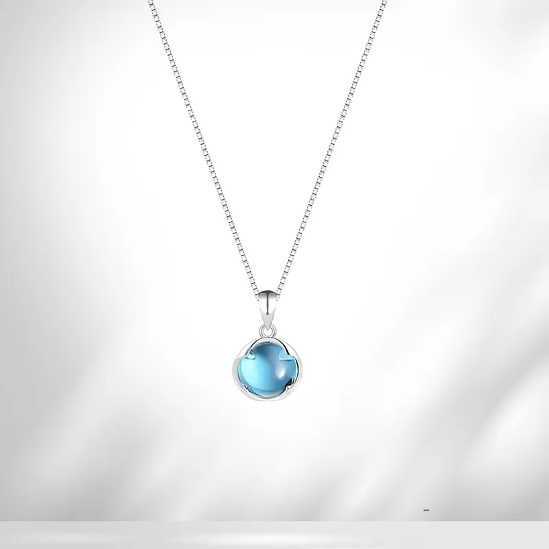 VOCK S925 Silver Necklaces Women's-3
