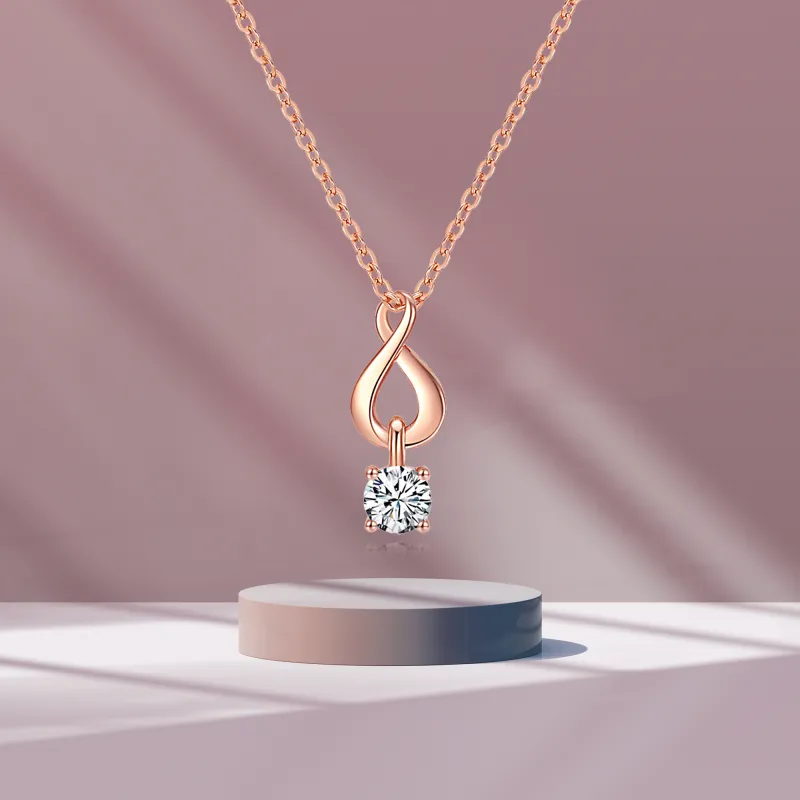 VOCK S925 Silver Necklaces Women's-4