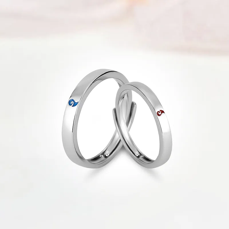 VOCK 925 Sterling Silver Rings Unisex-3