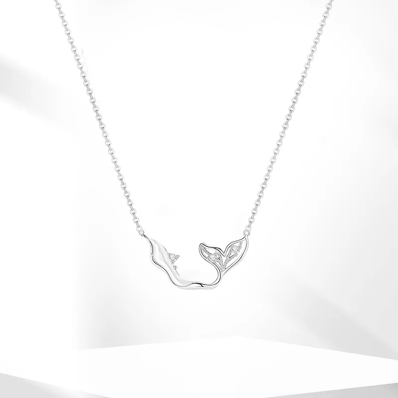 VOCK S925 Silver Necklaces Women's-4