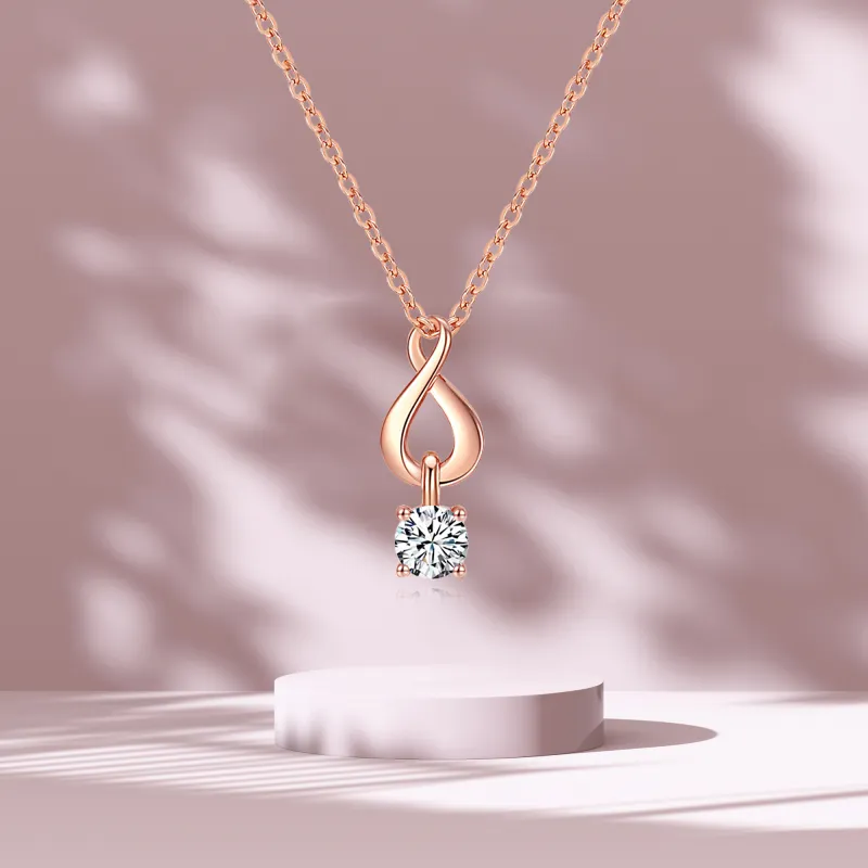 VOCK S925 Silver Necklaces Women's-5