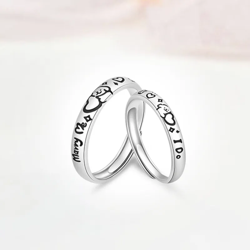 VOCK S999 Fine Silver Rings Unisex-1