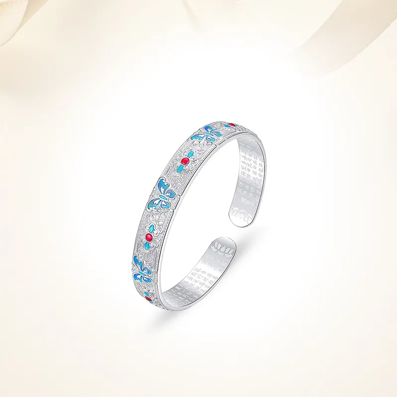 VOCK S999 Fine Silver Sterling Silver Bracelets Women's-4