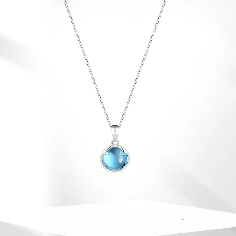 VOCK S925 Silver Necklaces Women's-4