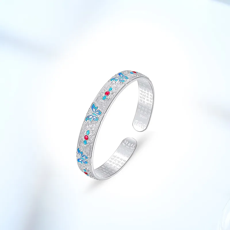 VOCK S999 Fine Silver Sterling Silver Bracelets Women's-2