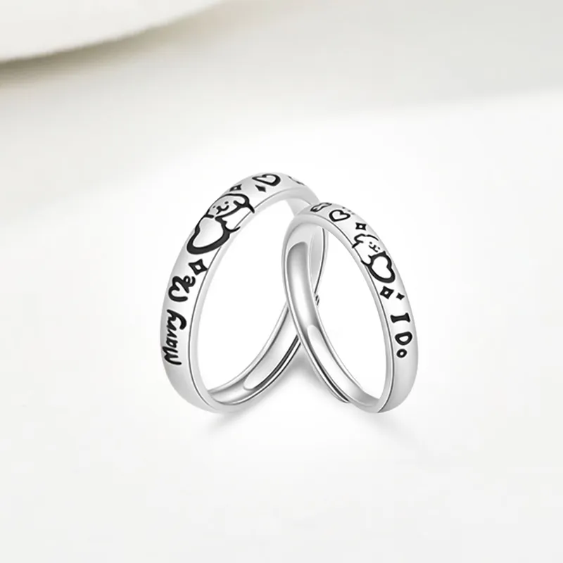 VOCK S999 Fine Silver Rings Unisex-2