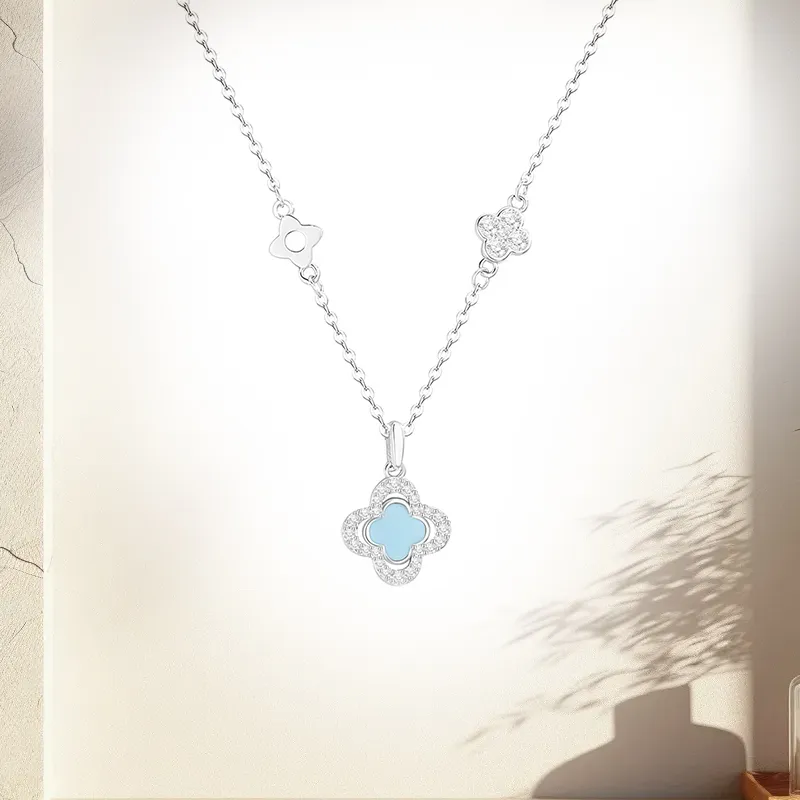 VOCK S999 Fine Silver Necklaces Women's-1