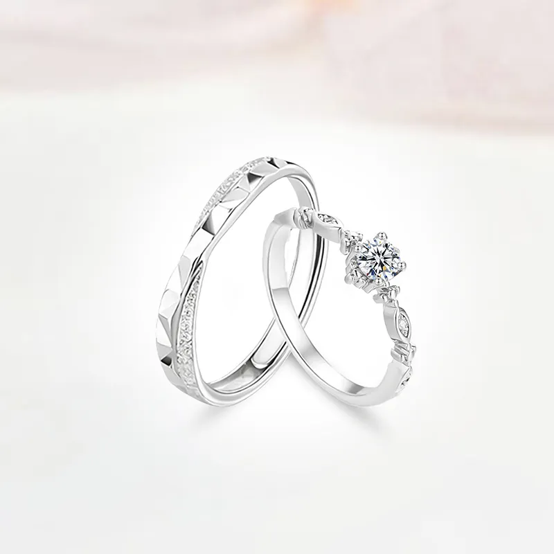 VOCK S999 Fine Silver Rings Unisex-1