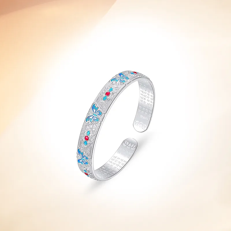 VOCK S999 Fine Silver Sterling Silver Bracelets Women's-3