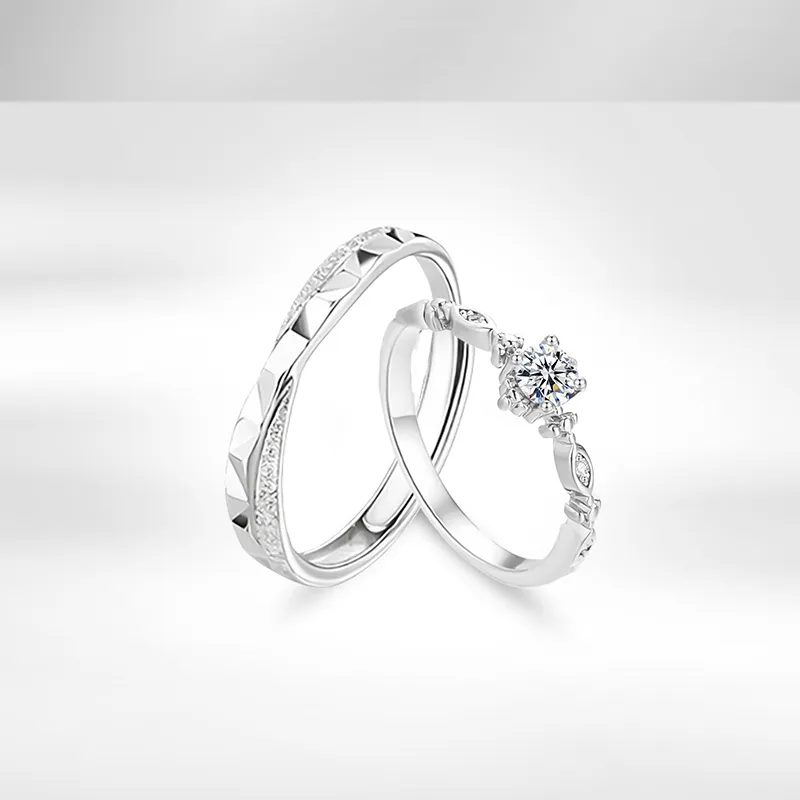 VOCK S999 Fine Silver Rings Unisex-4
