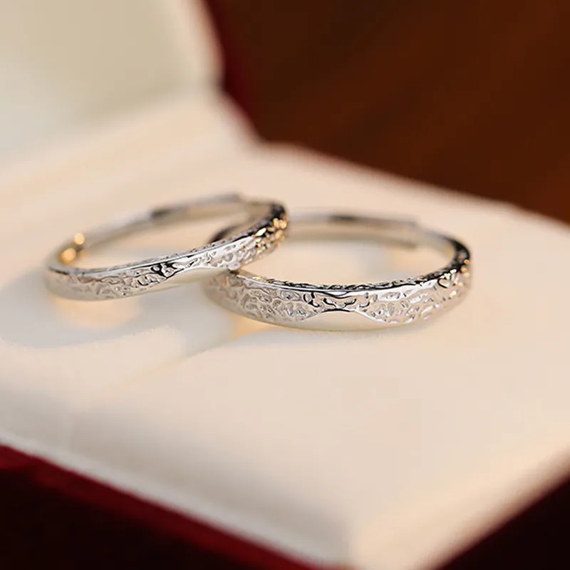 VOCK Sterling Silver Rings Unisex-5