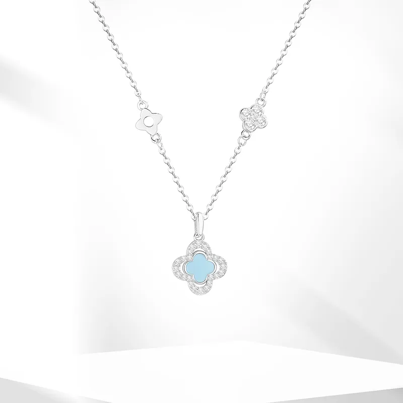 VOCK S999 Fine Silver Necklaces Women's-4