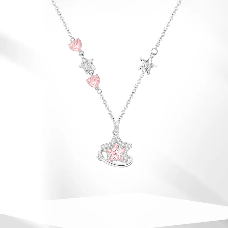 VOCK S925 Silver Necklaces Women's-4