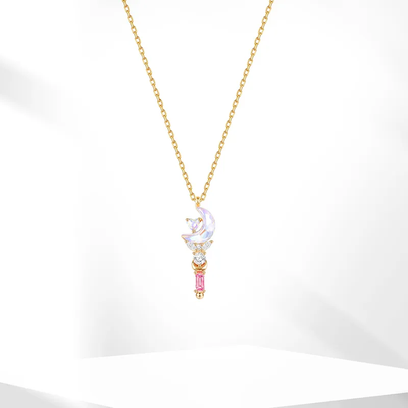 VOCK S925 Silver Necklaces Women's-6