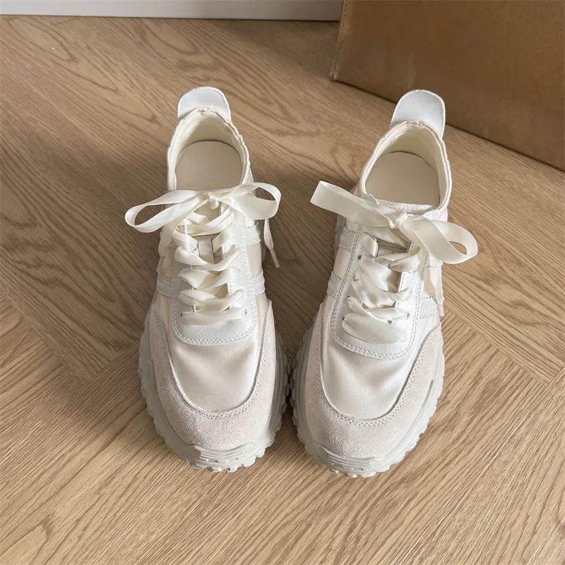 IHBOZ Slip Resistant, Abrasion Resistant, Breathable, Height Increasing, Lightweight Low Top Casual Shoes Women's-3