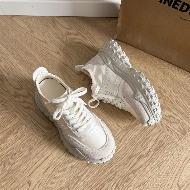 IHBOZ Slip Resistant, Abrasion Resistant, Breathable, Height Increasing, Lightweight Low Top Casual Shoes Women's-1