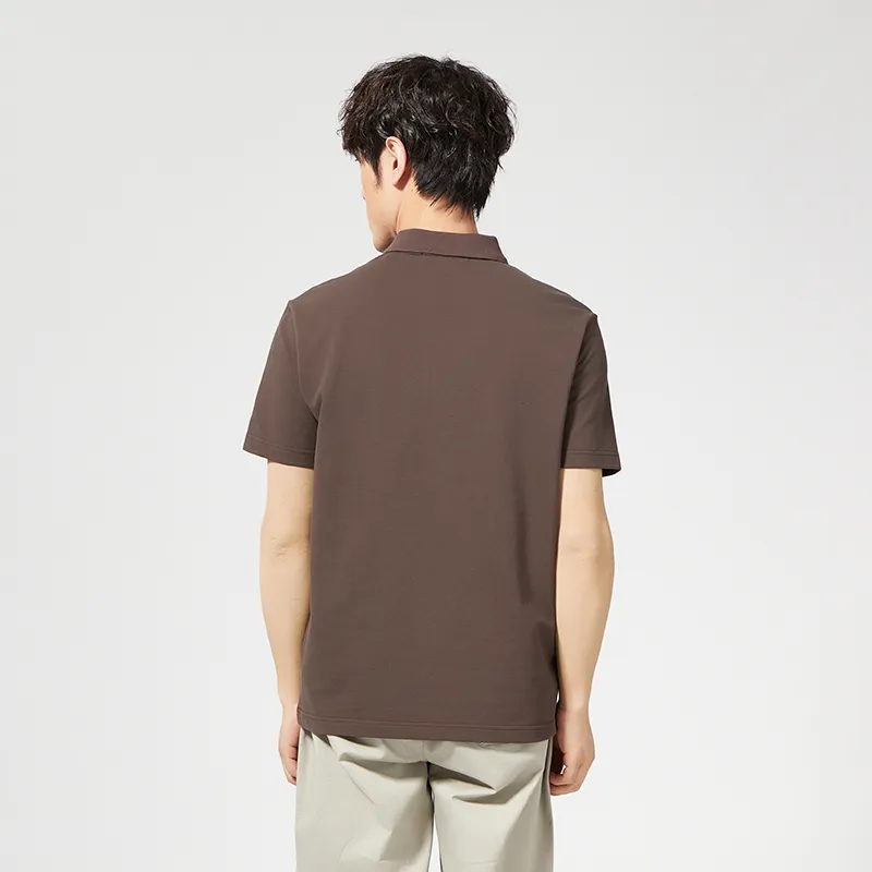 ZUO Polo Shirts Men Coffee-3