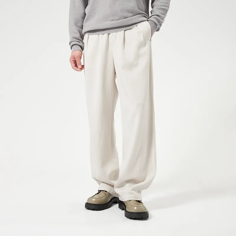 ZUO Casual Pants Men Ivory-2