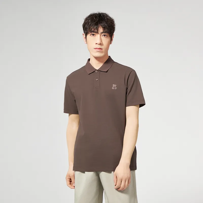 ZUO Polo Shirts Men Coffee-2