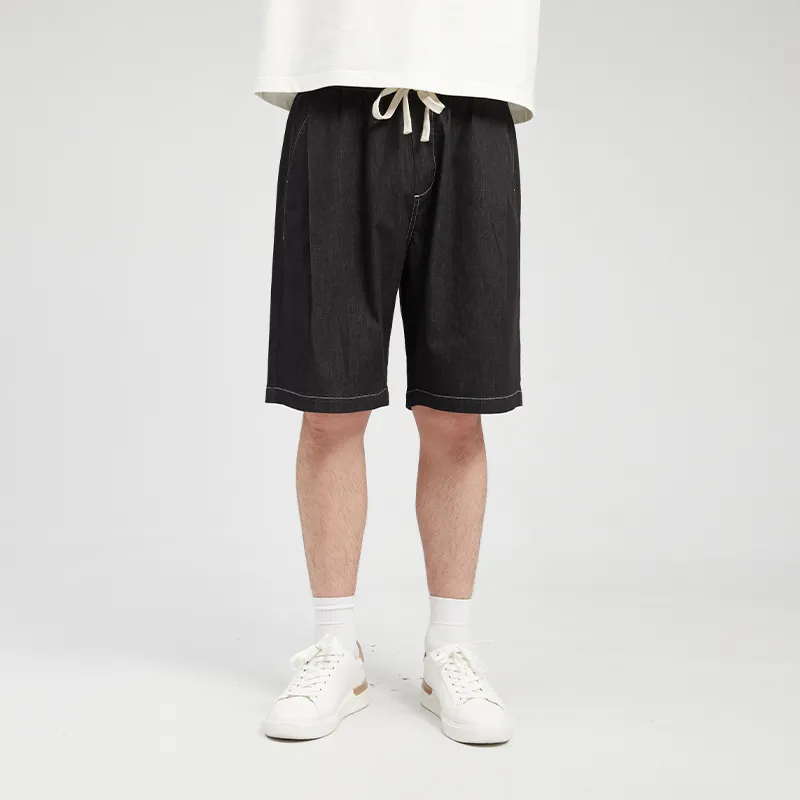 ZUO Denim Shorts Men Dark Gray-2