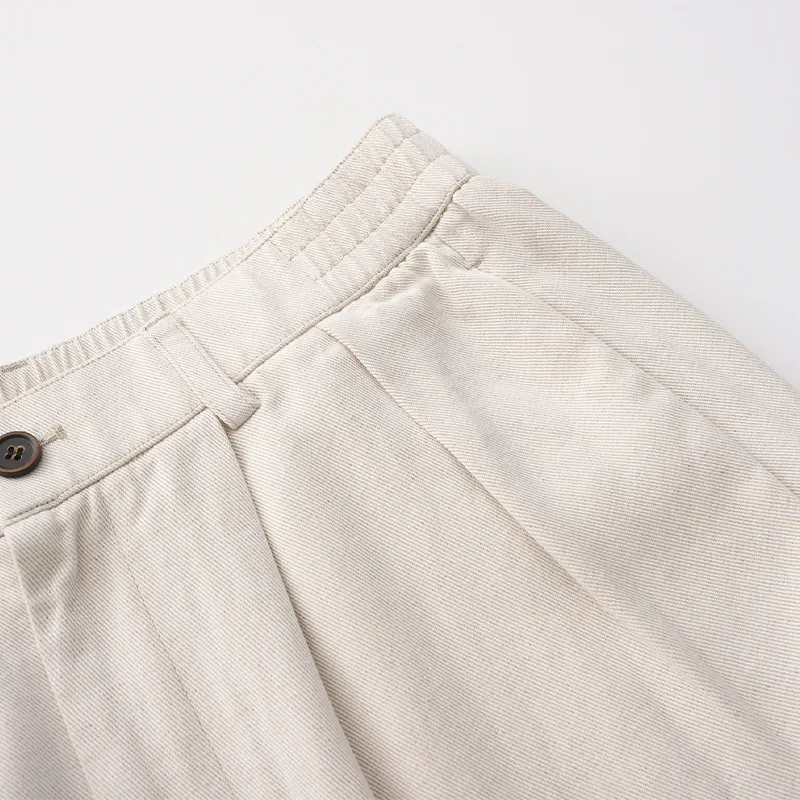 ZUO Casual Pants Men Ivory-4