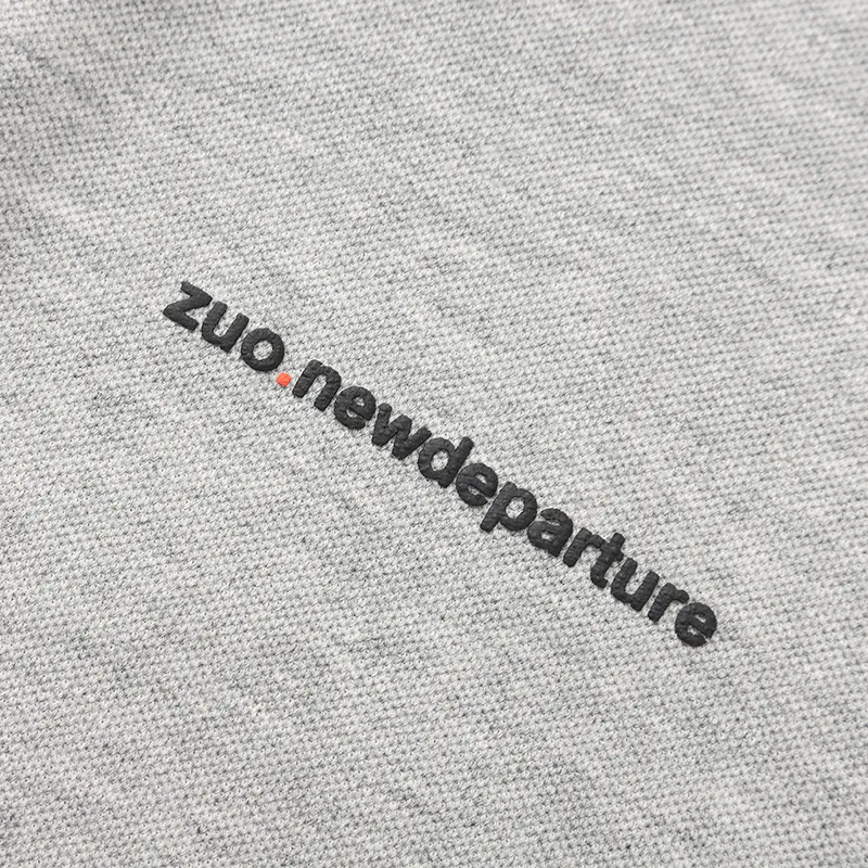 ZUO Polo Shirts Men Gray-4
